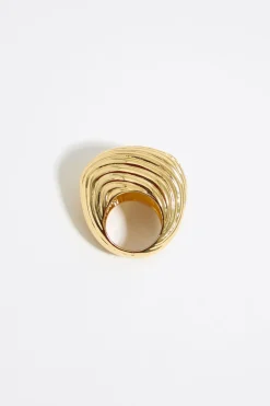 Mujer BIMBA Y LOLA Anillos<Anillo Caracola Dorado