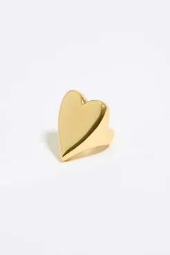 Mujer BIMBA Y LOLA Anillos<Anillo Corazon Dorado