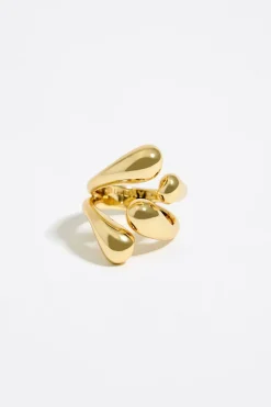Mujer BIMBA Y LOLA Anillos<Anillo Flor Dorado