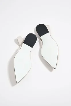 Mujer BIMBA Y LOLA Zapatos Planos<Bailarina Destalonada Piel Marfil