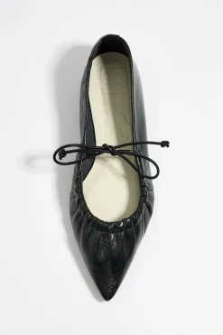 Mujer BIMBA Y LOLA Zapatos Planos<Bailarina Piel Negra