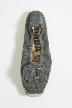 Mujer BIMBA Y LOLA Alpargatas<Bailarina Plataforma Yute Denim Negro