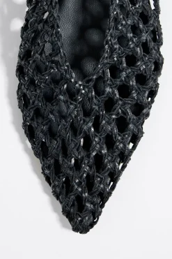 Mujer BIMBA Y LOLA Zapatos Planos<Bailarina Trenzado Negra