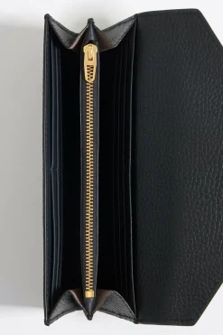 Mujer BIMBA Y LOLA Piel<Billetera Continental Piel Negra