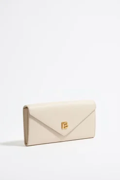 Mujer BIMBA Y LOLA Piel<Billetera Continental Piel Blanco Roto