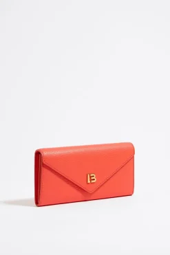 Mujer BIMBA Y LOLA Piel<Billetera Continental Piel Coral