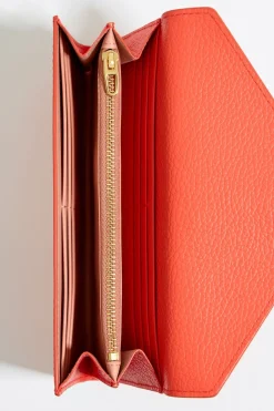 Mujer BIMBA Y LOLA Piel<Billetera Continental Piel Coral