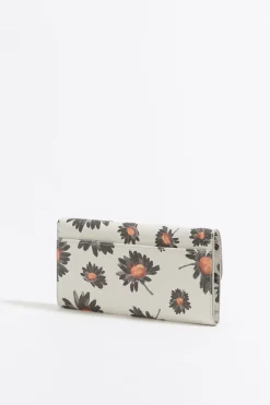 Mujer BIMBA Y LOLA Billeteras<Billetera Solapa Daisy Marfil