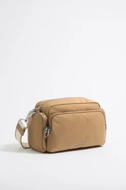 Mujer BIMBA Y LOLA Bolsos Nylon<Bolso Bandolera Mediano Nylon Tostado