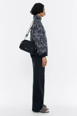 Mujer BIMBA Y LOLA Bolsos Nylon<Bolso Bandolera Mediano Nylon Negro