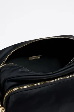 Mujer BIMBA Y LOLA Bolsos Nylon<Bolso Bandolera Mediano Nylon Negro