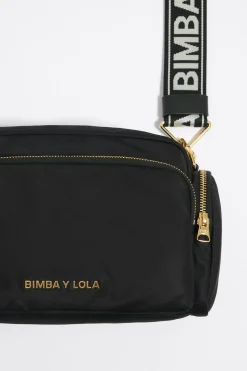 Mujer BIMBA Y LOLA Bolsos Nylon<Bolso Bandolera Mediano Negro