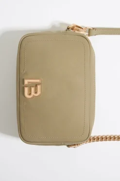 Mujer BIMBA Y LOLA Bolsos Nylon<Bolso Bandolera Mini Nylon Caqui Claro