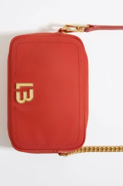 Mujer BIMBA Y LOLA Bolsos Nylon<Bolso Bandolera Mini Nylon Coral