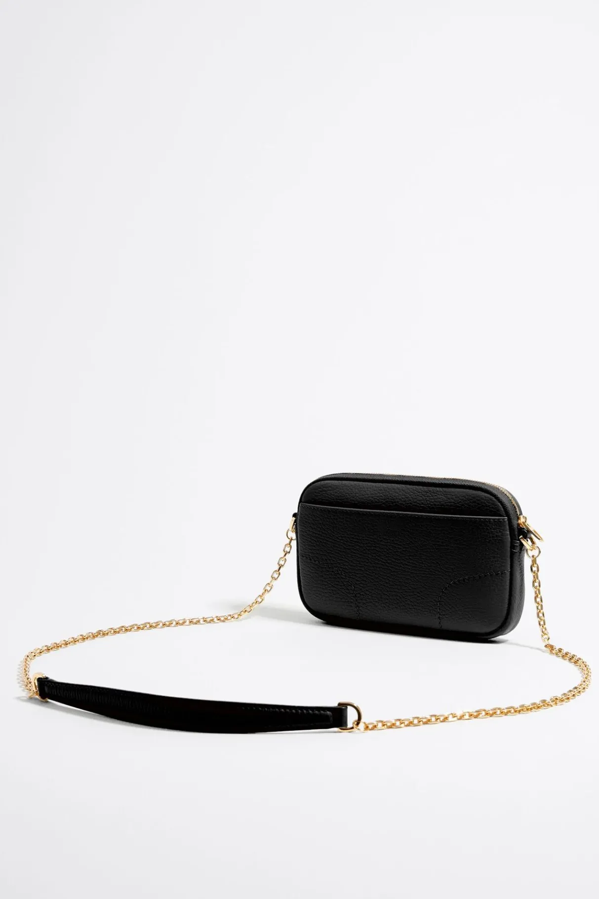 Mujer BIMBA Y LOLA Piel<Bolso Bandolera Mini Piel Negro