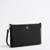 Mujer BIMBA Y LOLA Piel<Bolso Bandolera Mini Piel Negro