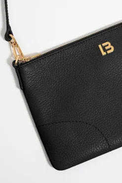 Mujer BIMBA Y LOLA Piel<Bolso Bandolera Mini Piel Negro