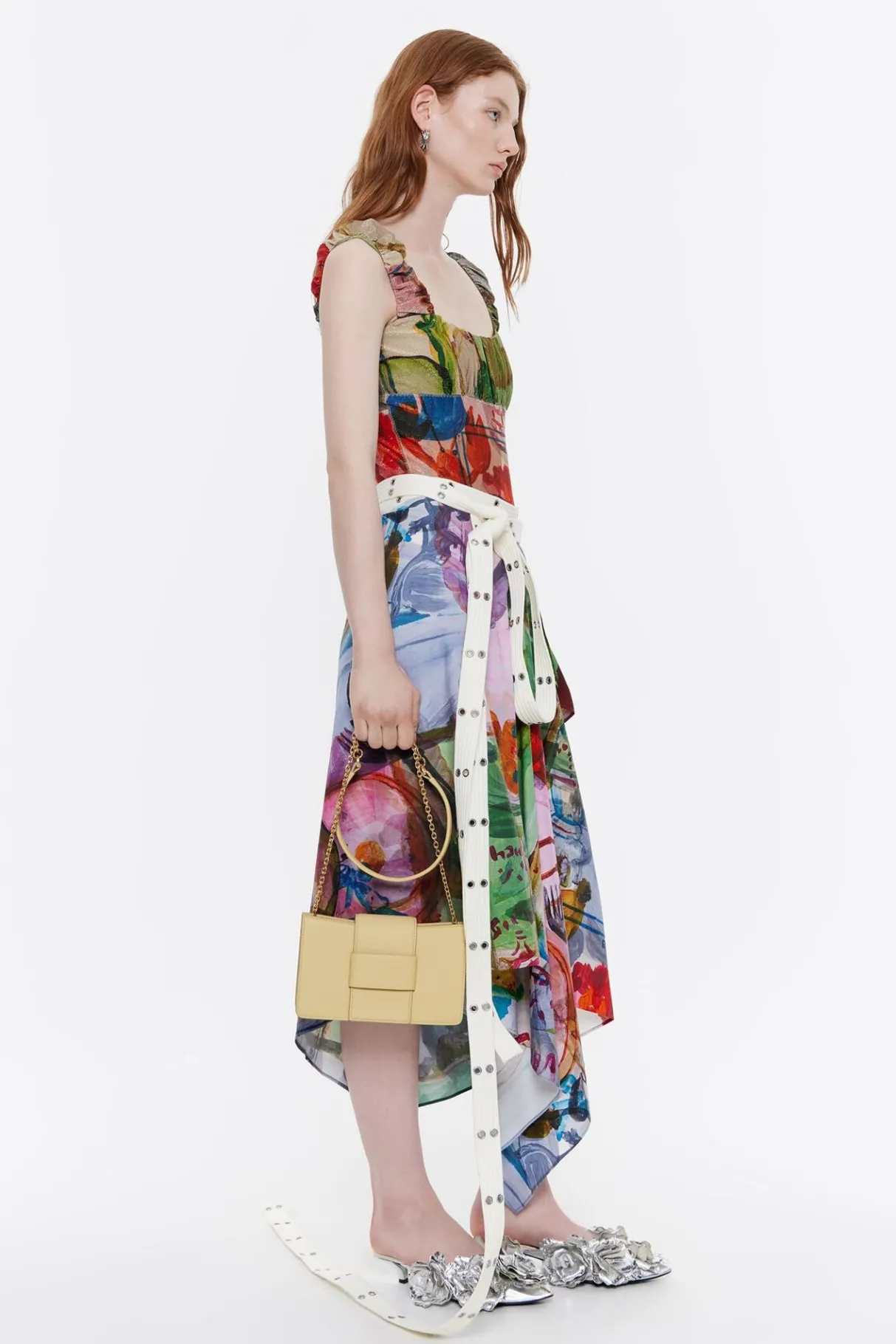 Mujer BIMBA Y LOLA Bolsos Piel<Bolso Bandolera Mini Piel Amarillo Topacio