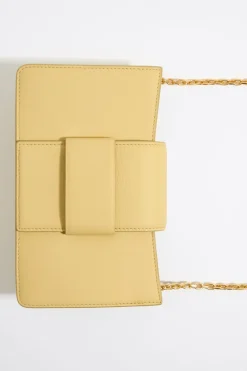 Mujer BIMBA Y LOLA Bolsos Piel<Bolso Bandolera Mini Piel Amarillo Topacio