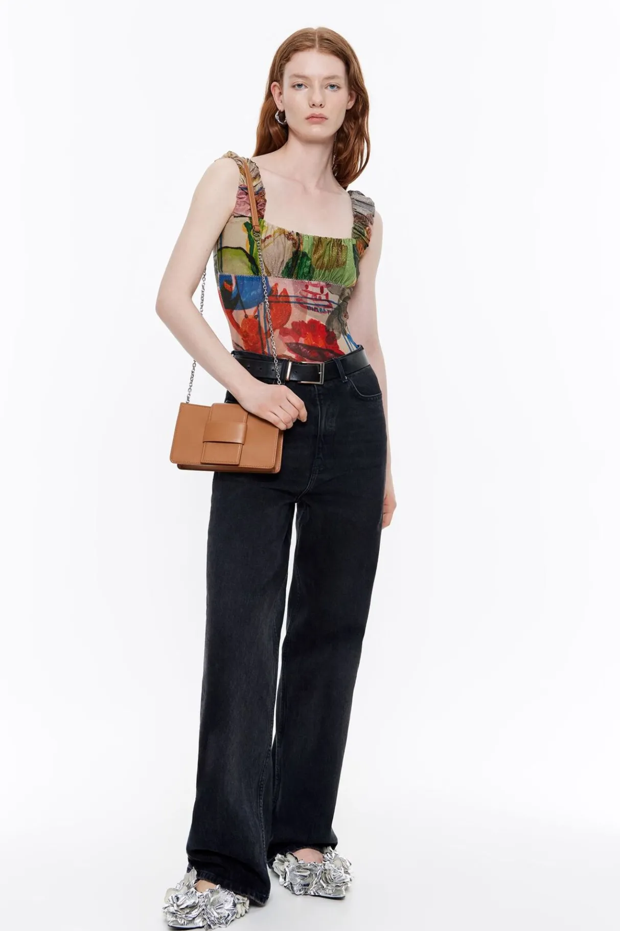 Mujer BIMBA Y LOLA Bolsos Piel<Bolso Bandolera Mini Piel Miel