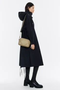 Mujer BIMBA Y LOLA Bolsos Nylon<Bolso Bandolera Pequeno Caqui Claro