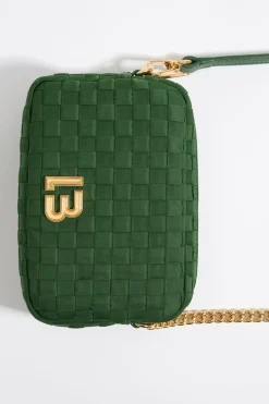 Mujer BIMBA Y LOLA Bolsos Nylon<Bolso Bandolera Pequeno Nylon Trenzado Negro