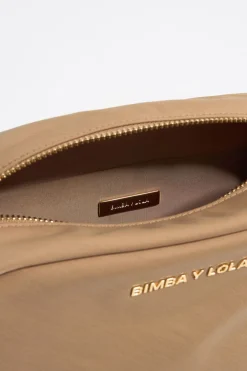 Mujer BIMBA Y LOLA Bolsos Nylon<Bolso Bandolera Pequeno Nylon Tostado