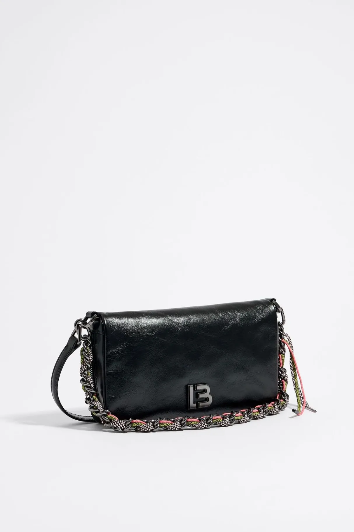 Mujer BIMBA Y LOLA Bolsos Piel<Bolso Bandolera Pequeno Piel Negro