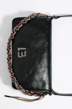 Mujer BIMBA Y LOLA Bolsos Piel<Bolso Bandolera Pequeno Piel Negro