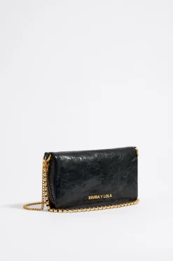 Mujer BIMBA Y LOLA Bolsos Piel<Bolso Bandolera Pequeno Piel Negro