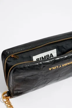 Mujer BIMBA Y LOLA Bolsos Piel<Bolso Bandolera Pequeno Piel Negro