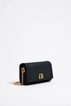 Mujer BIMBA Y LOLA Bolsos Nylon<Bolso Bandolera Solapa Mini Negro