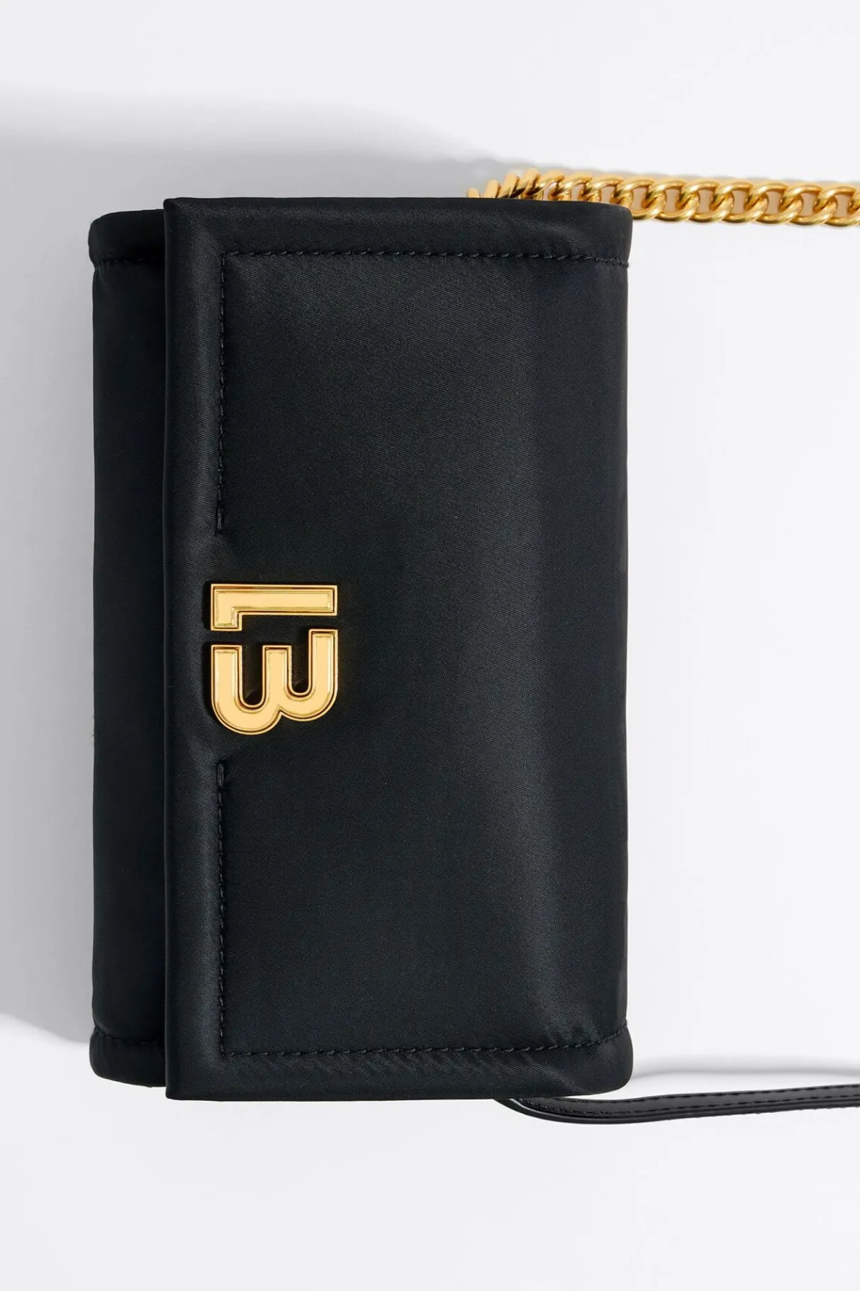 Mujer BIMBA Y LOLA Bolsos Nylon<Bolso Bandolera Solapa Mini Negro