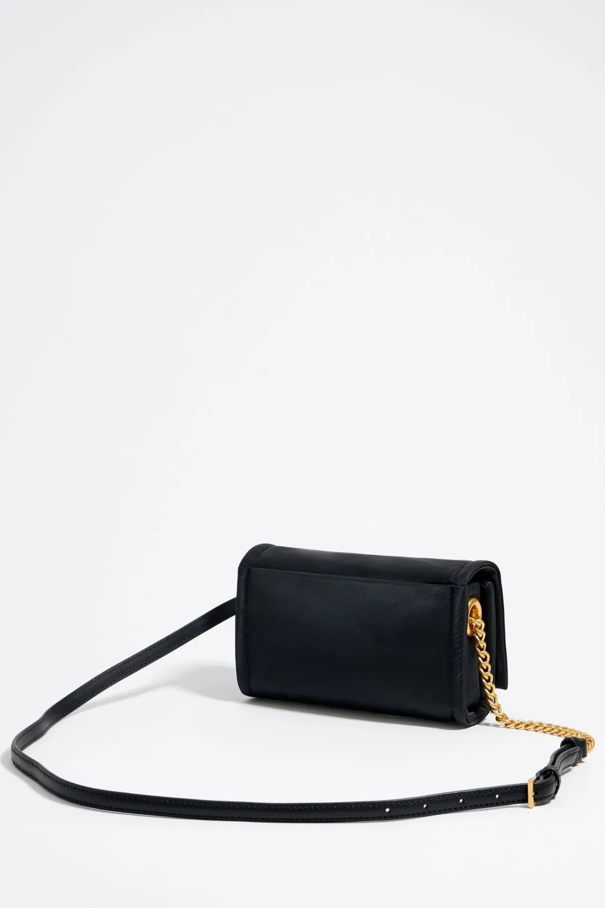 Mujer BIMBA Y LOLA Bolsos Nylon<Bolso Bandolera Solapa Mini Negro