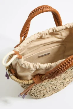 Mujer BIMBA Y LOLA Bolsos Bandolera<Bolso Capazo Pequeno Natural