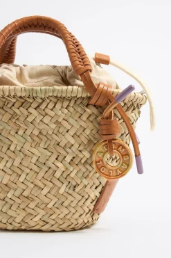 Mujer BIMBA Y LOLA Bolsos Bandolera<Bolso Capazo Pequeno Natural