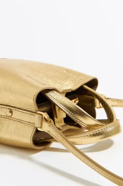 Mujer BIMBA Y LOLA Bolso Chihuahua<Bolso Chihuahua Mini Piel Oro