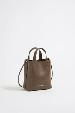 Mujer BIMBA Y LOLA Bolso Chihuahua<Bolso Chihuahua Mini Piel Topo Oscuro