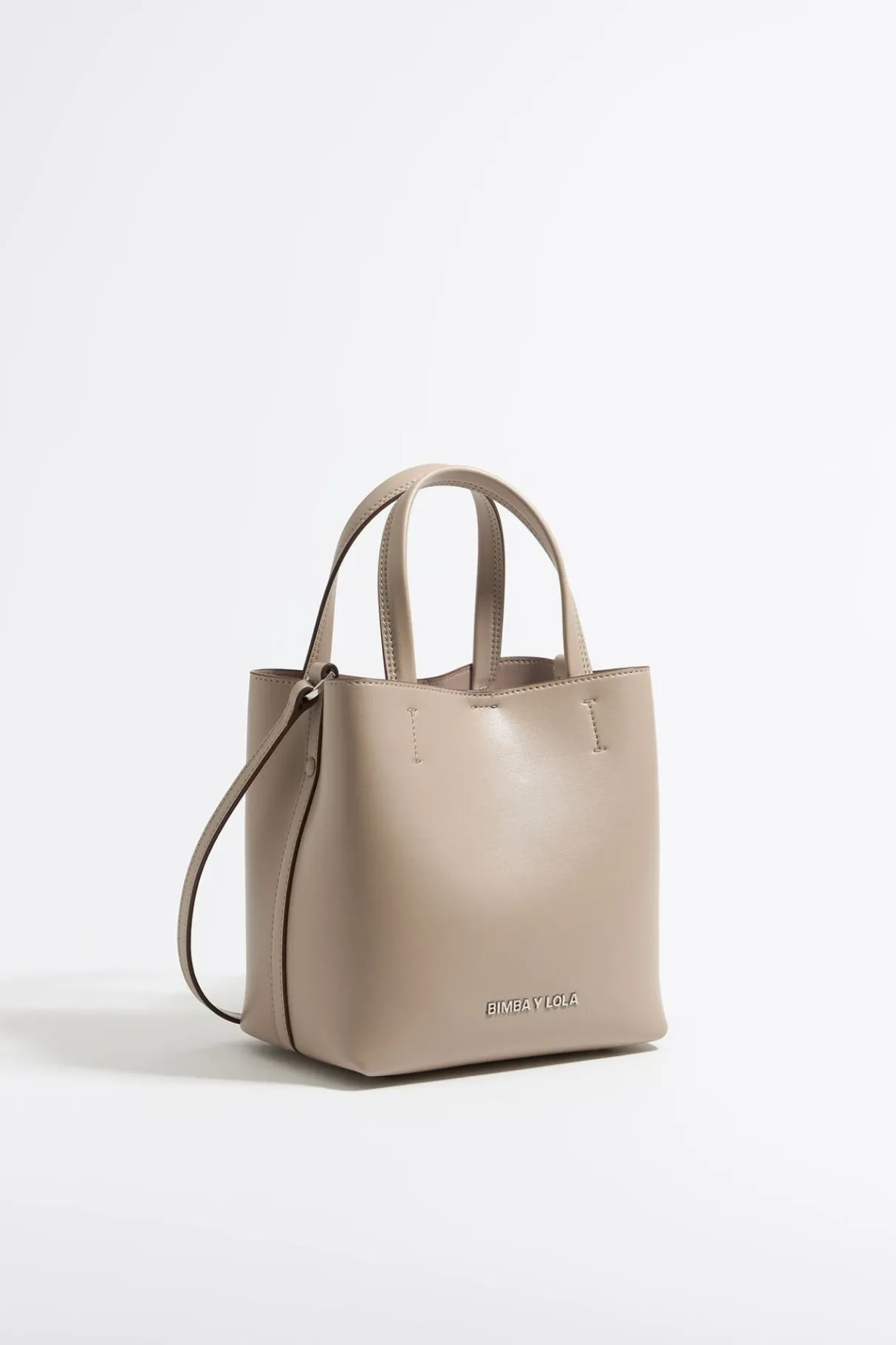 Mujer BIMBA Y LOLA Bolso Chihuahua<Bolso Chihuahua Pequeno Piel Gris Claro