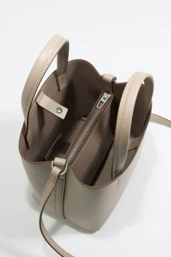 Mujer BIMBA Y LOLA Bolso Chihuahua<Bolso Chihuahua Pequeno Piel Gris Claro