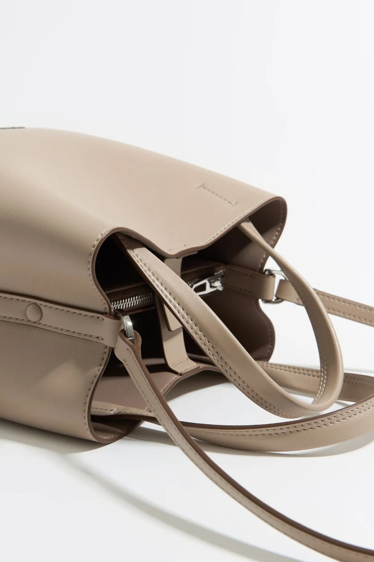 Mujer BIMBA Y LOLA Bolso Chihuahua<Bolso Chihuahua Pequeno Piel Gris Claro