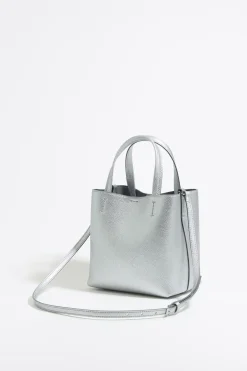 Mujer BIMBA Y LOLA Bolso Chihuahua<Bolso Chihuahua Pequeno Piel Plata