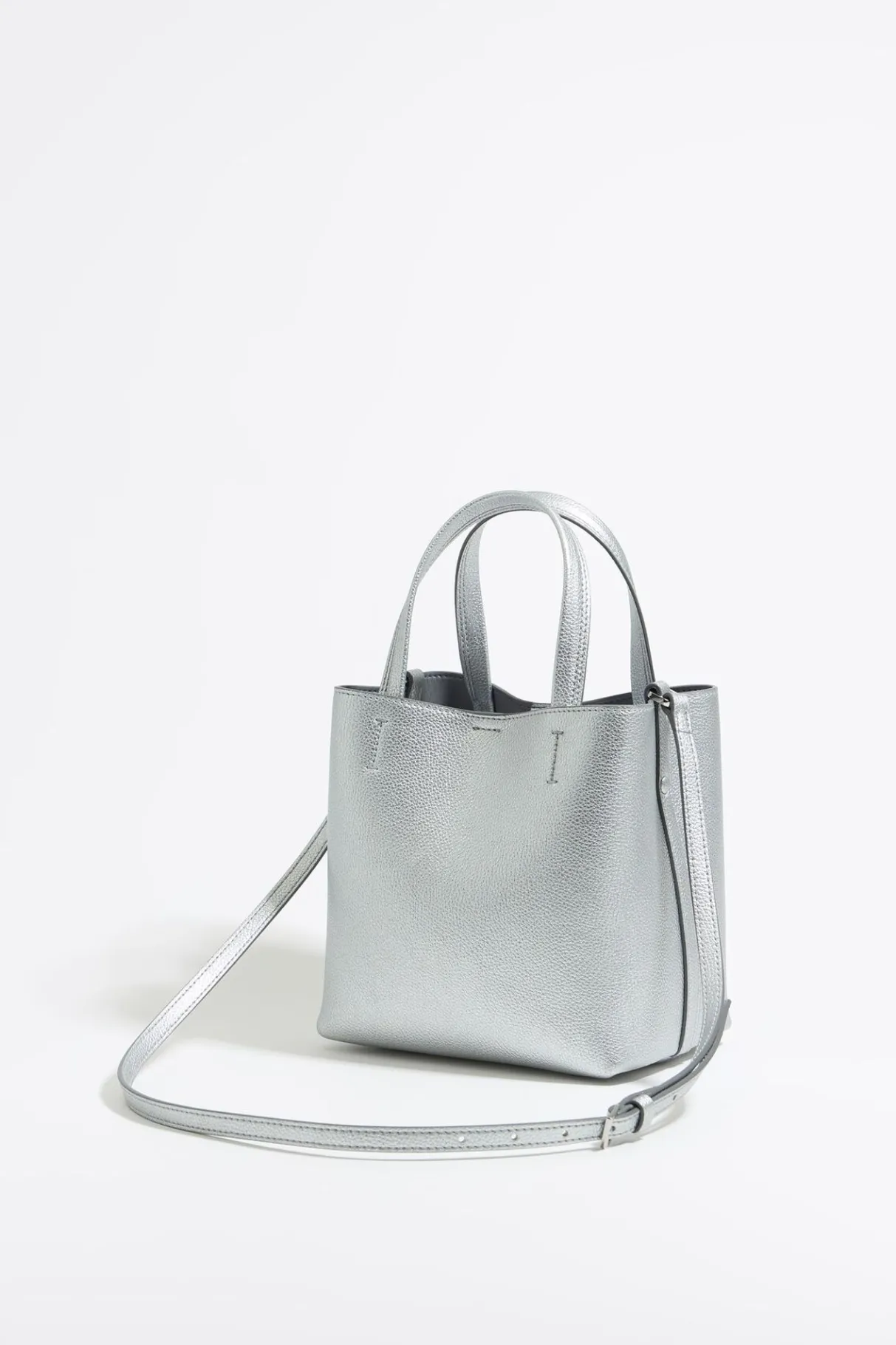 Mujer BIMBA Y LOLA Bolso Chihuahua<Bolso Chihuahua Pequeno Piel Plata