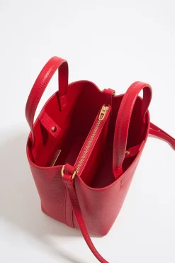 Mujer BIMBA Y LOLA Bolso Chihuahua<Bolso Chihuahua Pequeno Piel Rojo