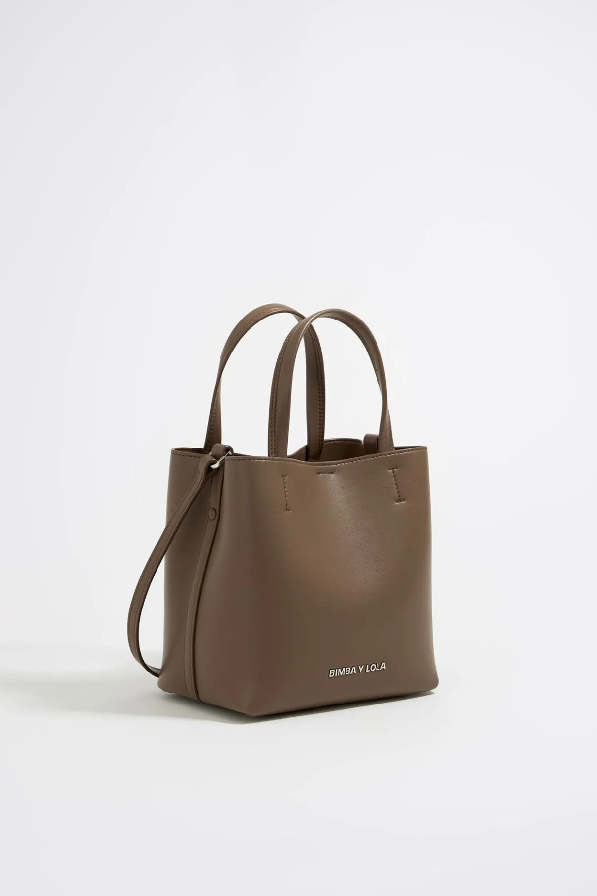 Mujer BIMBA Y LOLA Bolso Chihuahua<Bolso Chihuahua Pequeno Piel Topo Oscuro