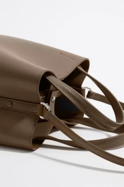 Mujer BIMBA Y LOLA Bolso Chihuahua<Bolso Chihuahua Pequeno Piel Topo Oscuro