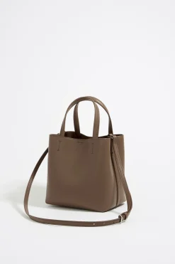 Mujer BIMBA Y LOLA Bolso Chihuahua<Bolso Chihuahua Pequeno Piel Topo Oscuro