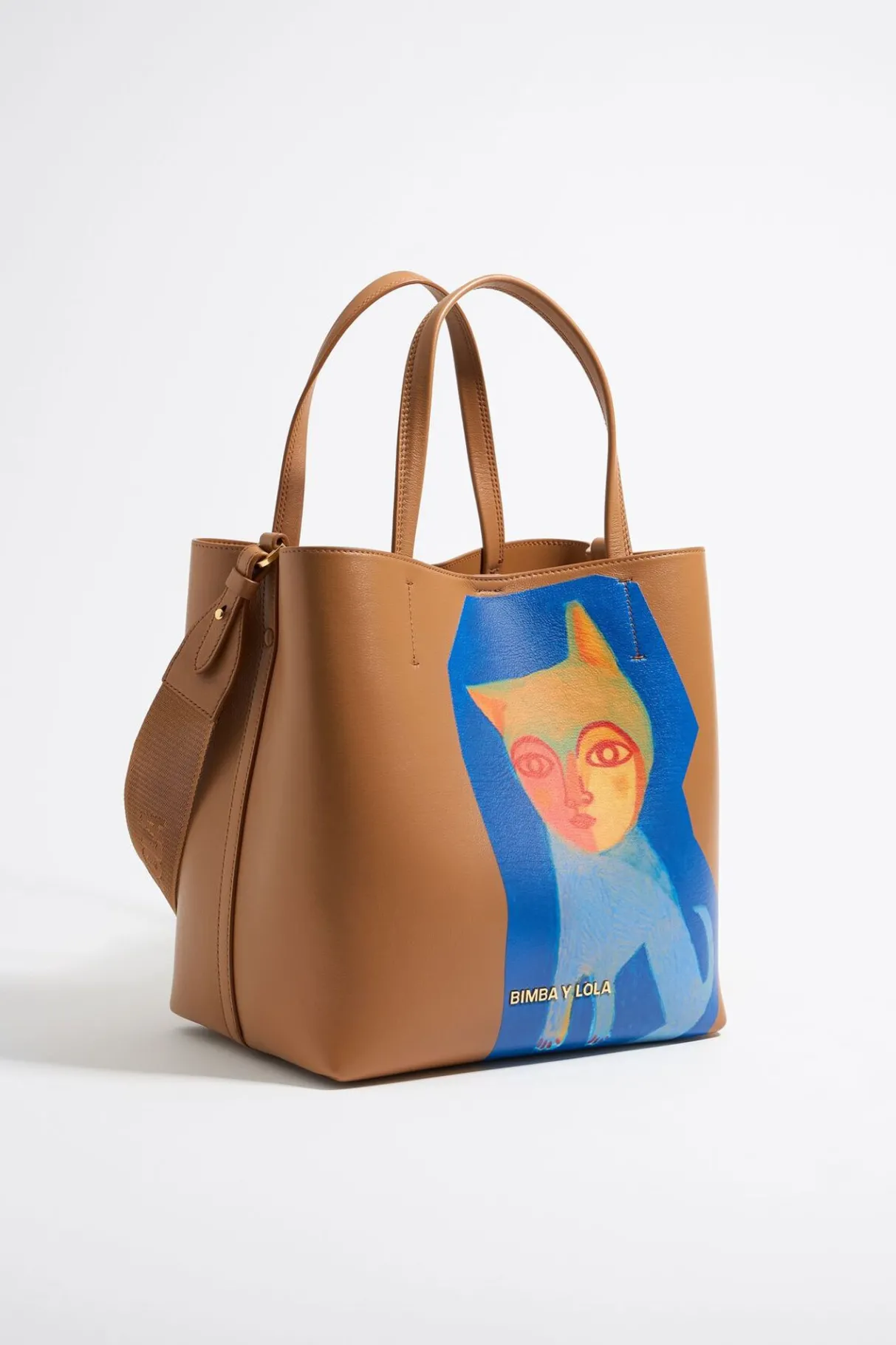 Mujer BIMBA Y LOLA Bolso Chihuahua<Bolso Chihuahua X Ana Leovy Grande Piel Miel