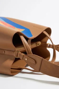 Mujer BIMBA Y LOLA Bolso Chihuahua<Bolso Chihuahua X Ana Leovy Grande Piel Miel