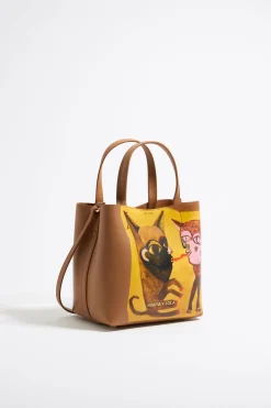 Mujer BIMBA Y LOLA Bolso Chihuahua<Bolso Chihuahua X Ana Leovy Pequeno Piel Miel